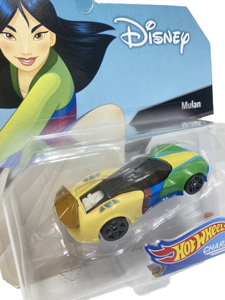 MATTEL HOT WHEELS CHARACTER CARS DISNEY SERIES 7 1/6 MULAN, NEW Mulan - Image 4 of 4