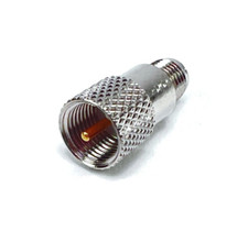 2pcs RF Coax Adapter FME Male Plug to SMA Female Jack Nickel Body Gold Pin