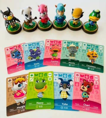 Nintendo Switch Mini Amiibo Cards Animal Crossing 72 Animal