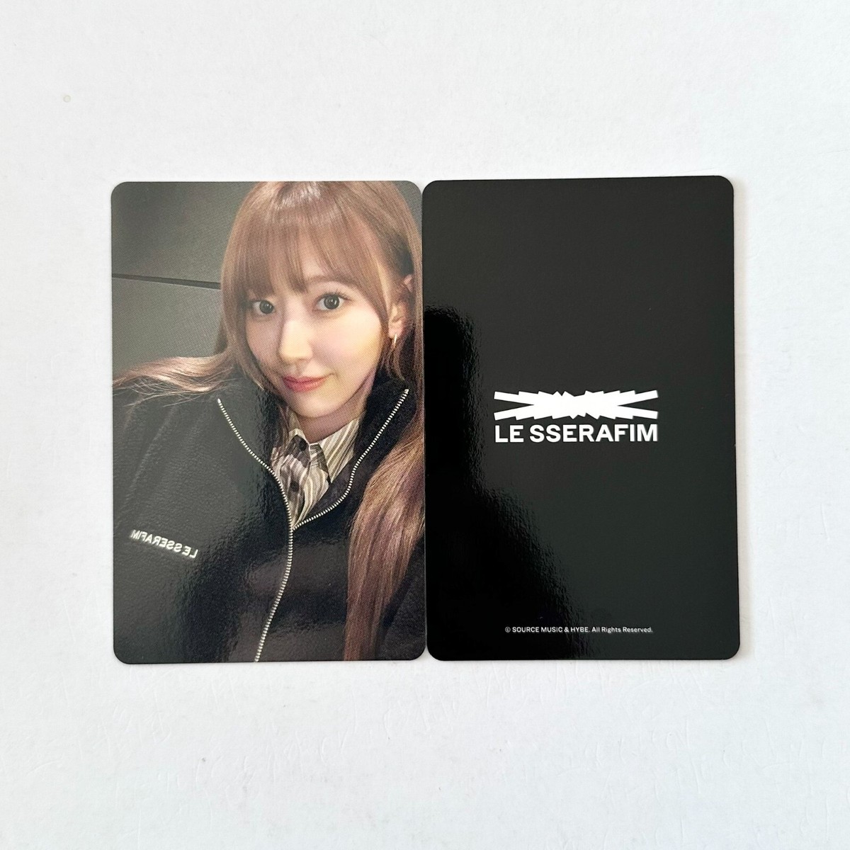 LE SSERAFIM] CRAZY JP / POPUP Store Benefit Photocard Fleece