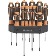 Magnusson  Mixed  Screwdriver Set 12 Pieces