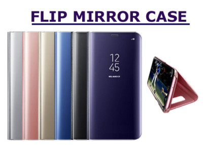  Luxus Spiegel Smart View Flip Case Ständer Abdeckung für iPhone X 8 7 6 S Plus