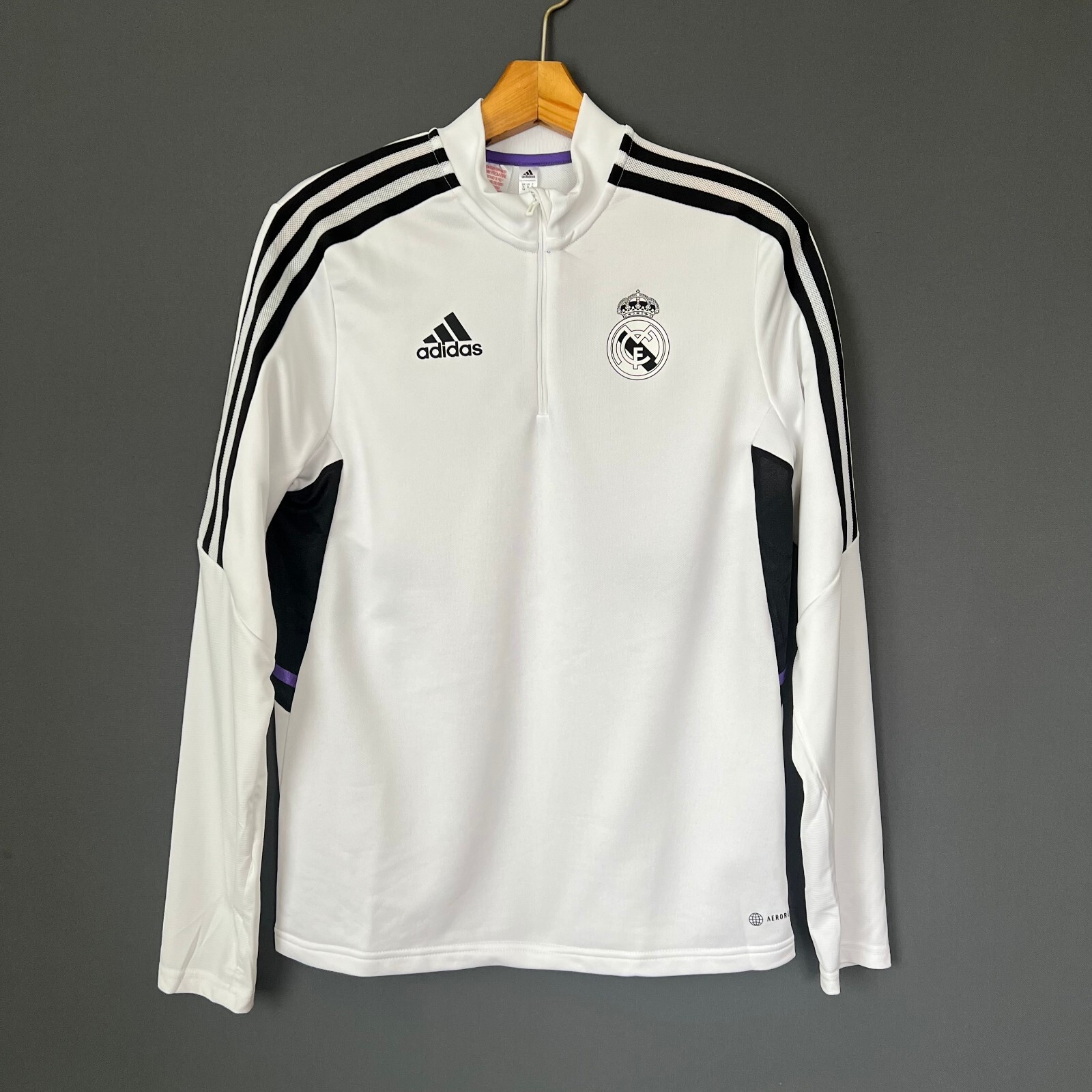 Camiseta De Entrenamiento Real Madrid Condivo 22 Talla Xl 15-16Y Niños Fútbol Fútbol Adidas