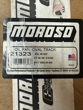 Moroso 21323 Circle Track Oil Pan 1980-85 Pass. Side Dipstick W Plug