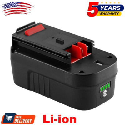 18V 7.0Ah Li-Ion Battery for Black and Decker HPB18 HPB18-OPE 18Volt Power Tools