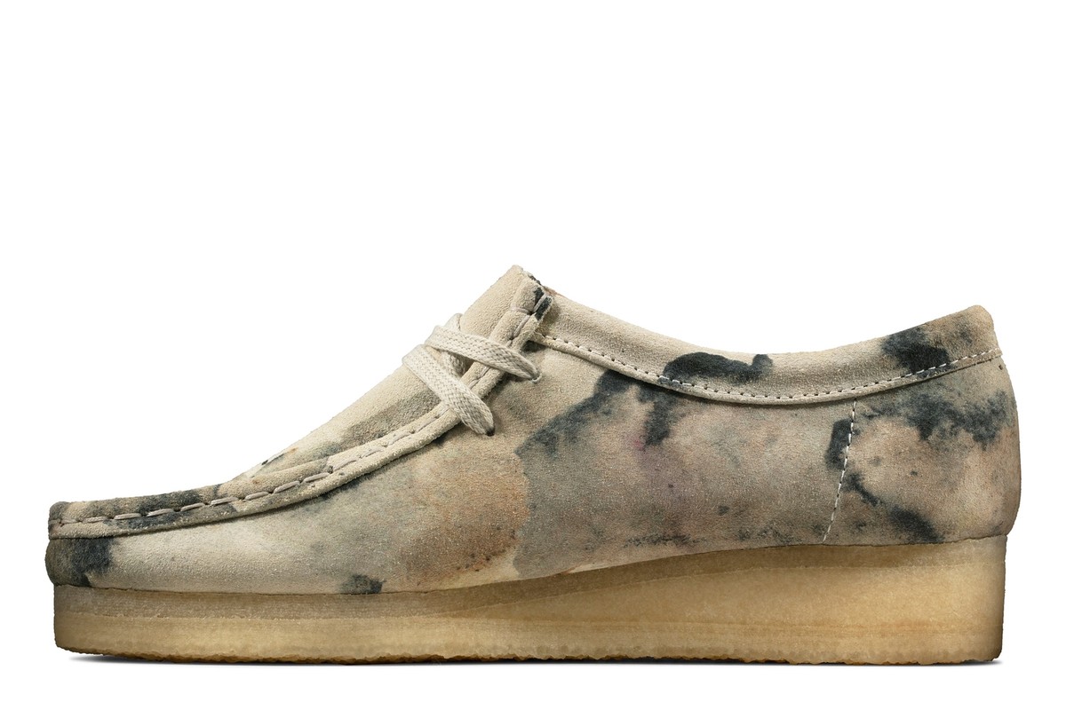 Clarks Original Men Wallabee Off White Camo | eBay