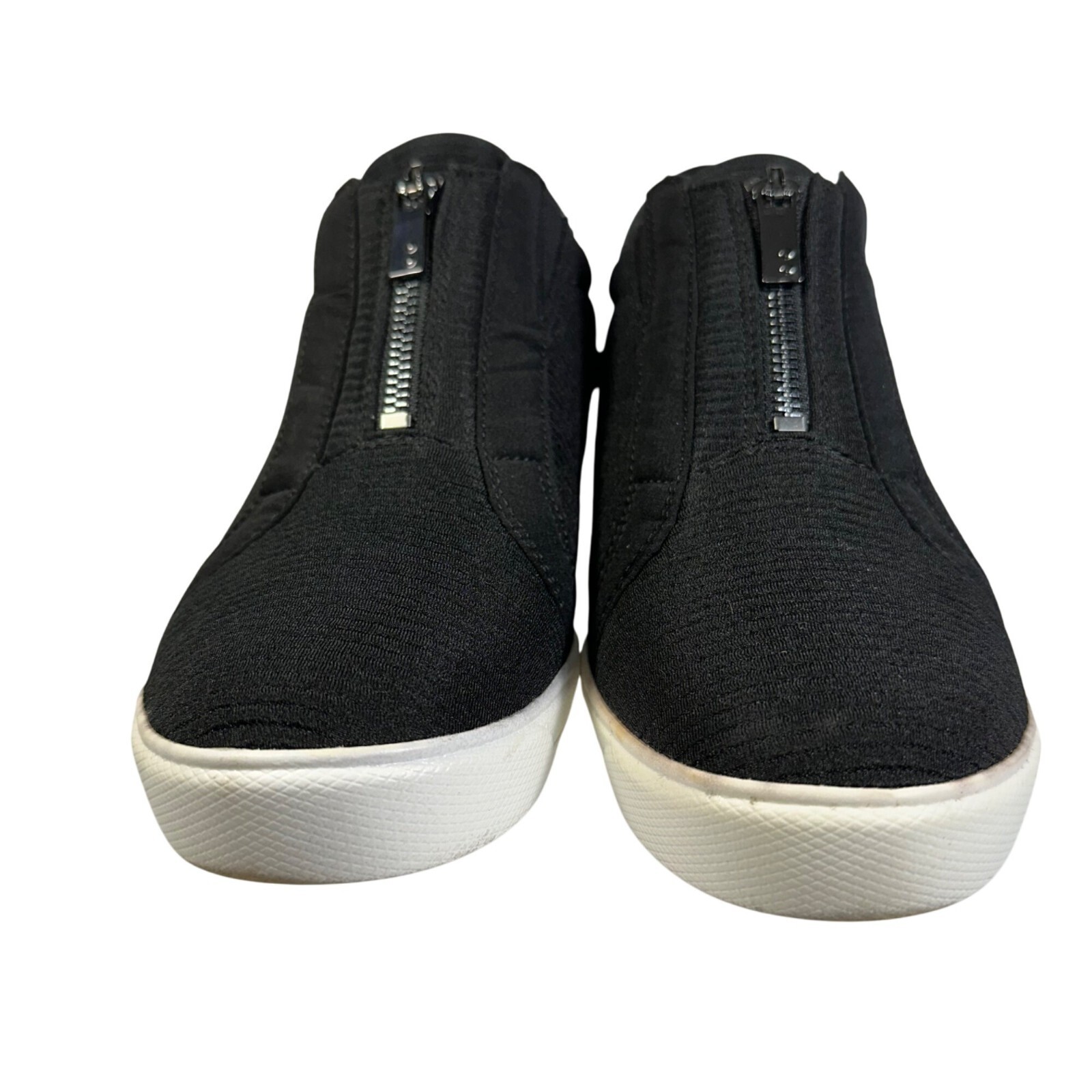 SAOLA Sneakers Ryka donna nere con zeppa e zip misura 7 5M tessuto tomaia suola ammortizzata