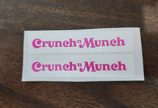 AFX AURORA Crunch n Munch Truck Semi Trailer Reproduction Stickers DIE CUT 