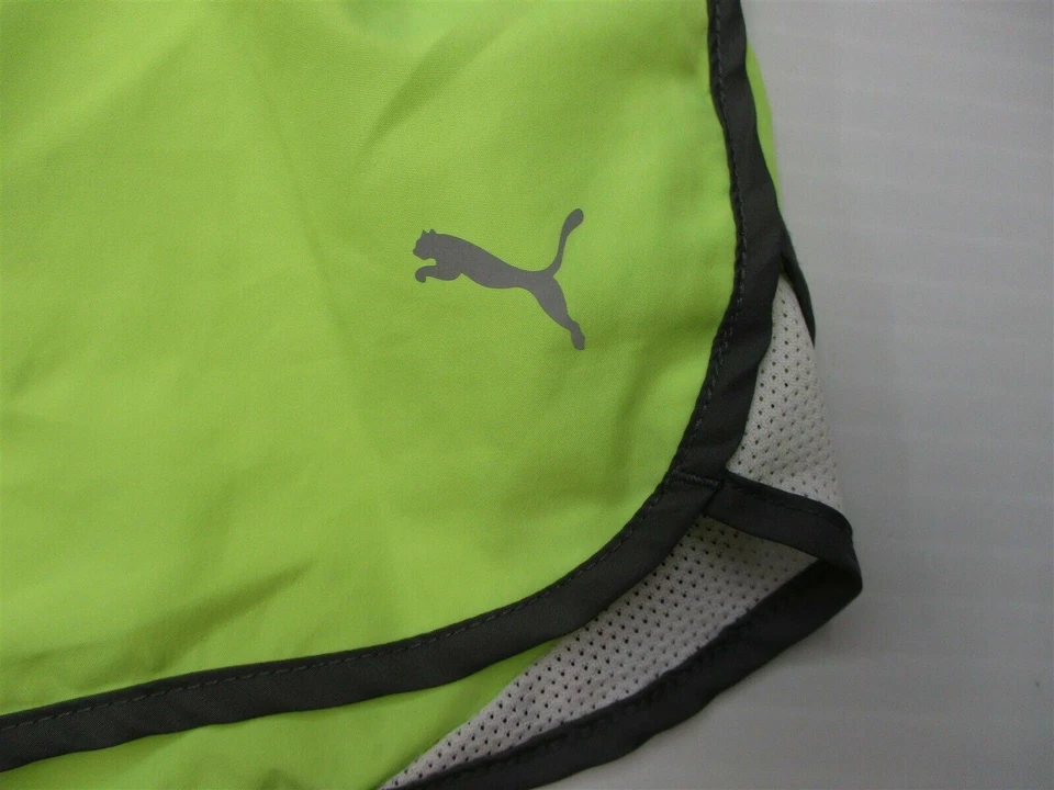 Pantalones Cortos para Correr PUMA Jóvenes Niñas Talla XL Interior Amarillo Neón Cordón Foto 2 de 4