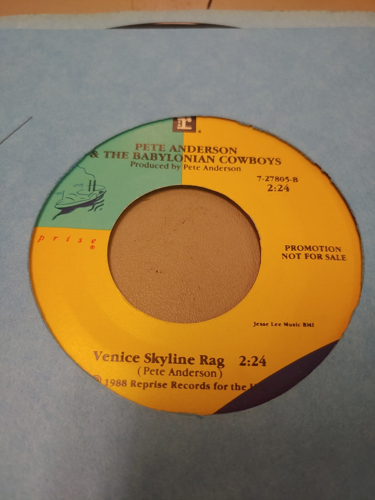 PETE ANDERSON & THE BABYLONIAN COWBOYS VENICE SKYLINE RAG 7