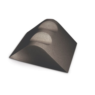 Foam Leg Rest with Knee Cutouts ScanCoat   Black 1 ea
