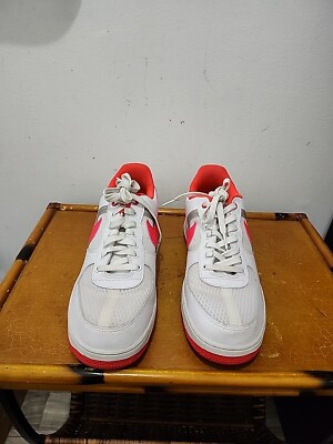 Nike Air Force 1 07 LV8 1 White Bright Crimson Transparent  display picture 3
