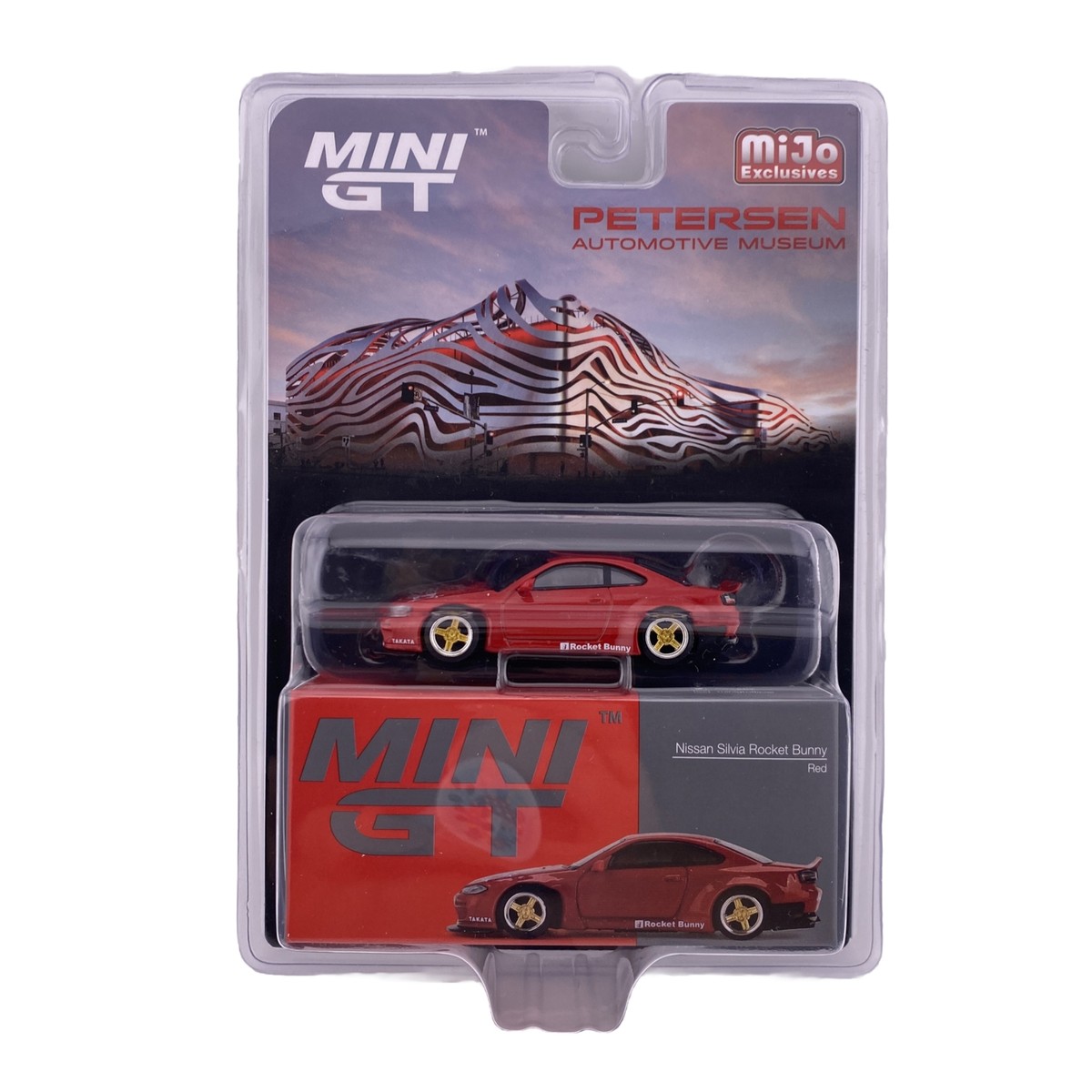 Nissan Silvia (S15) Rocket Bunny - Red - MINI GT 00527