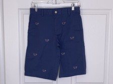 Vineyard Vines Boys Whale Candy Cane Shorts Childs Size 16 Christmas Holiday