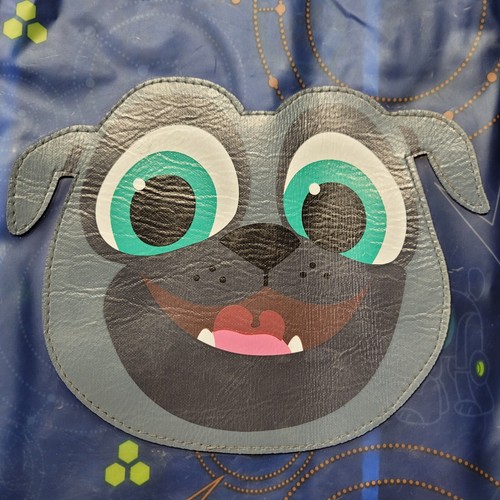 Disney Store Deluxe Puppy Dog Pals Rain Jacket Coat Blue with Bingo & Rolly - Picture 2 of 11
