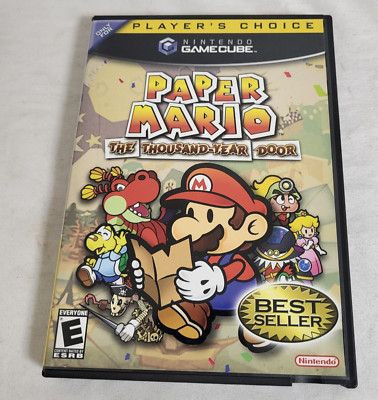 Paper Mario The Thousand Year Door Nintendo Gamecube Complete CIB