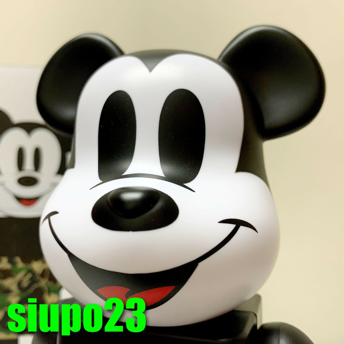 Medicom 400% + 100% Bearbrck ~ A Bathing Ape Bape Mickey Mouse Be