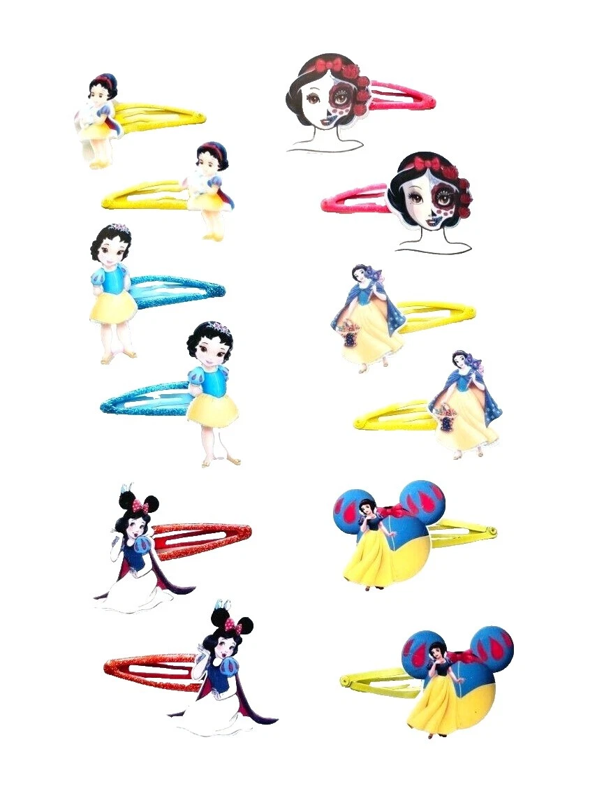 Snow White Hair Hair Clips for Girls