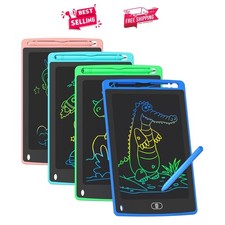 4 Pack 8.5 Inch LCD Writing Tablet for Kids - Colorful Educational Doodle Boards