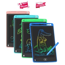 4 Pack 8.5 Inch LCD Writing Tablet for Kids - Colorful Educational Doodle Boards