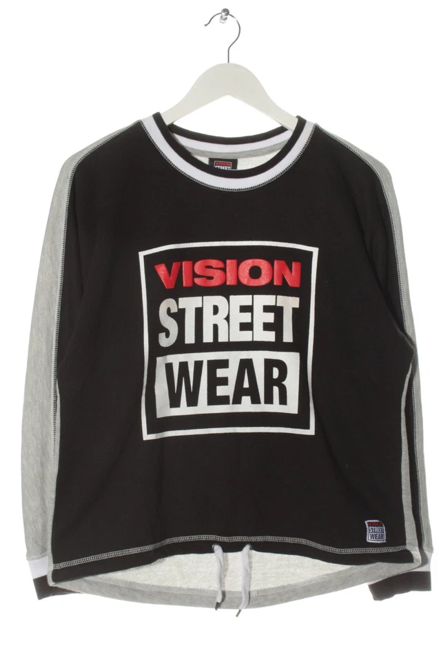 VISION STREET WEAR Sweatshirt Dames Sweat T EU 40 noir-blanc style décontracté - Photo 4/4