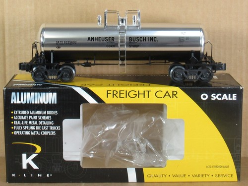 K-Line K6341-5602 Anheuser-Bush jarabe de maíz tanque de aluminio coche calibre O nuevo en caja | Zustand: New