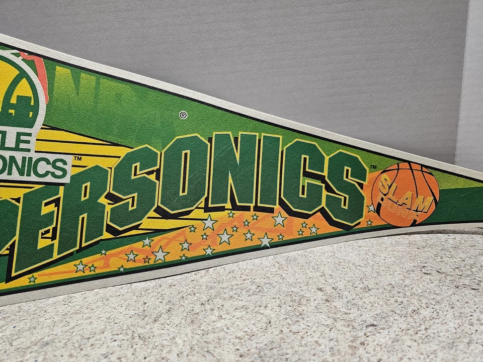 Seattle Supersonics NBA Wincraft Regular Size Pennant - Image 3 of 4