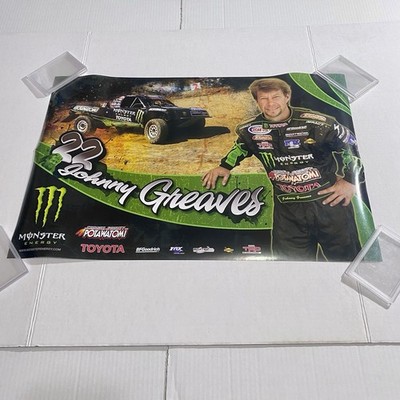 Monster Energy Toyota TundraTRD  Pro-4 #22 Johnny Greaves TRD Promo Poster WSORR