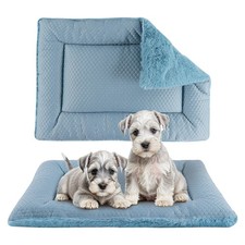 Dog Bed Mat, Crate Pad Reversible,Soft Kennel Pad, Washable Dog Crate Mat Co...