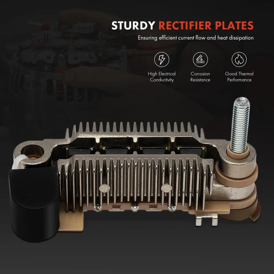 Diodo rectificador alternador con trío para Ford Festiva Mazda B2200 Nissan Sentra Foto 4 de 4