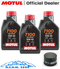 TAGLIANDO 3L OLIO MOTUL 7100 10W40 + FILTRO YAMAHA T-MAX TMAX 500 ie 2004-2007
