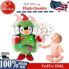 Kid Dancing Plush Toy Doll Electronic Recording With Song Funny Christmas Gift