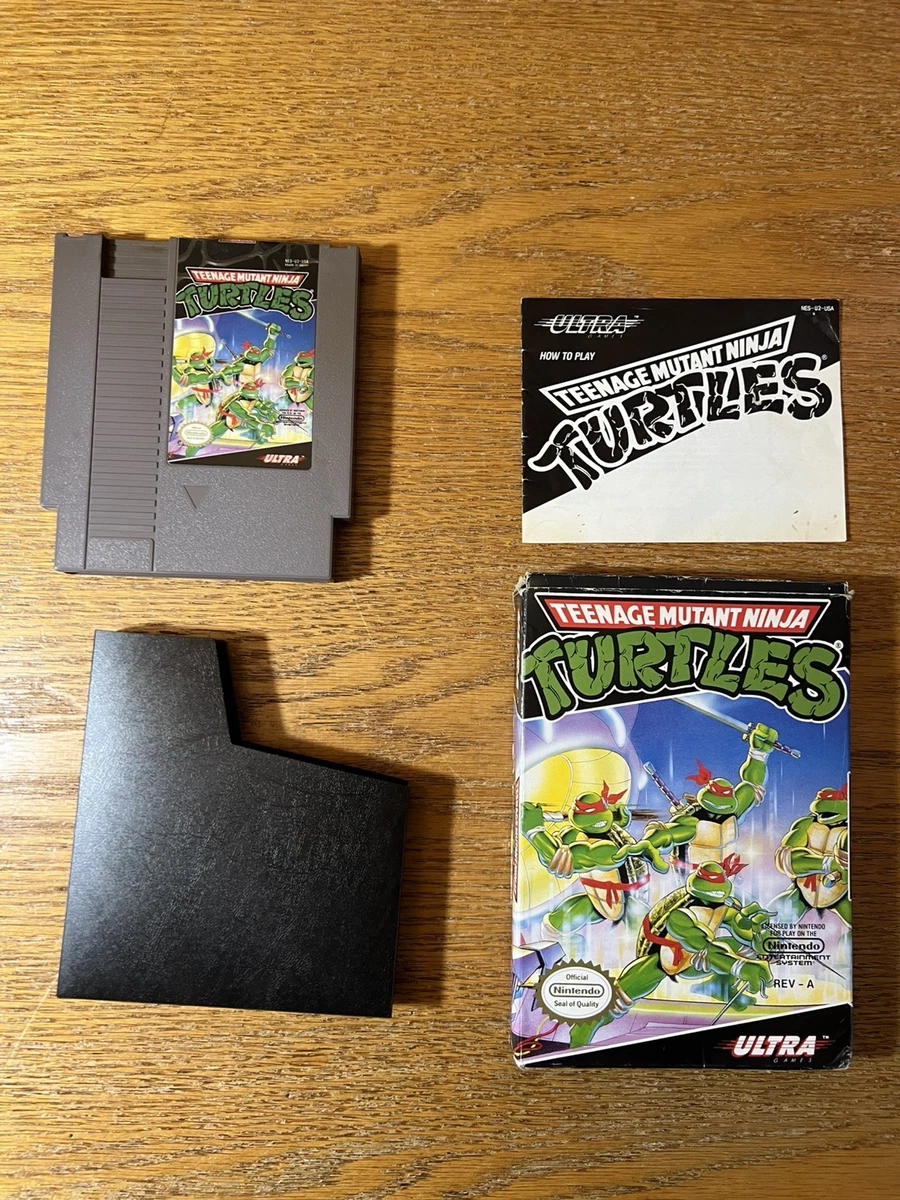 Teenage Mutant Ninja Turtles Nintendo NES Boxing Video Games for