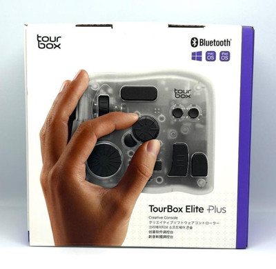 TourBox Elite Plus Bluetooth Controller Windows Mac OS iPad Zeichnung Gebraucht