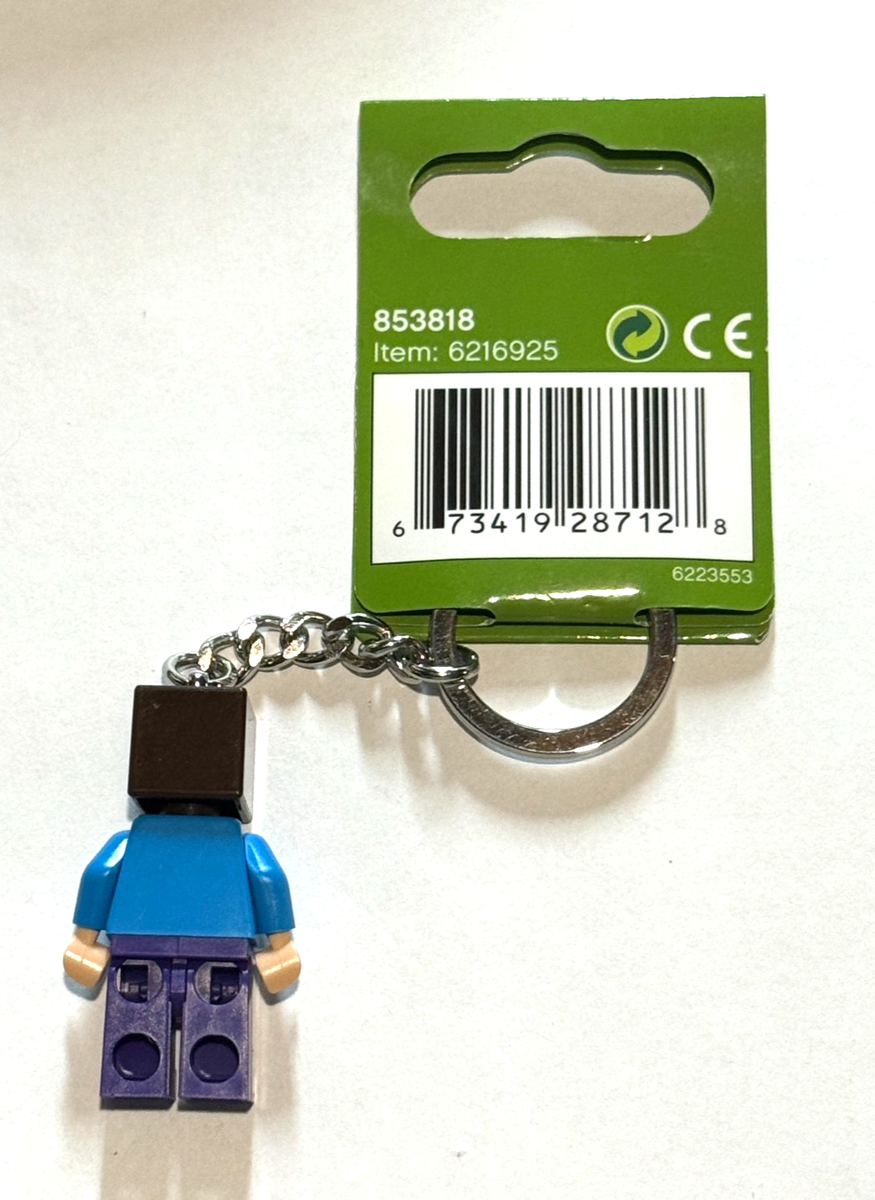 LEGO Minecraft Steve 853818 Minifigure Keychain New with Tag | eBay