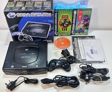 Sega Saturn MK2 Console Boxed VGC Bundle