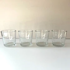 Libbey Classic Rocks Glasses Set of 4 Old Fashioned Whiskey Heavy Base Tumblers
