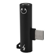 Adapter audio typu C Hak Połączenie Muzyka Ładowanie 2-W-1 3,5 mm Okrągły otwór Głowica h1435