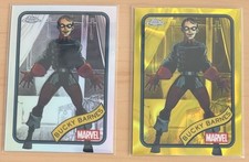 2025 Topps Chrome Marvel Bucky Barnes Refractor & Yellow Lava Refractor #124
