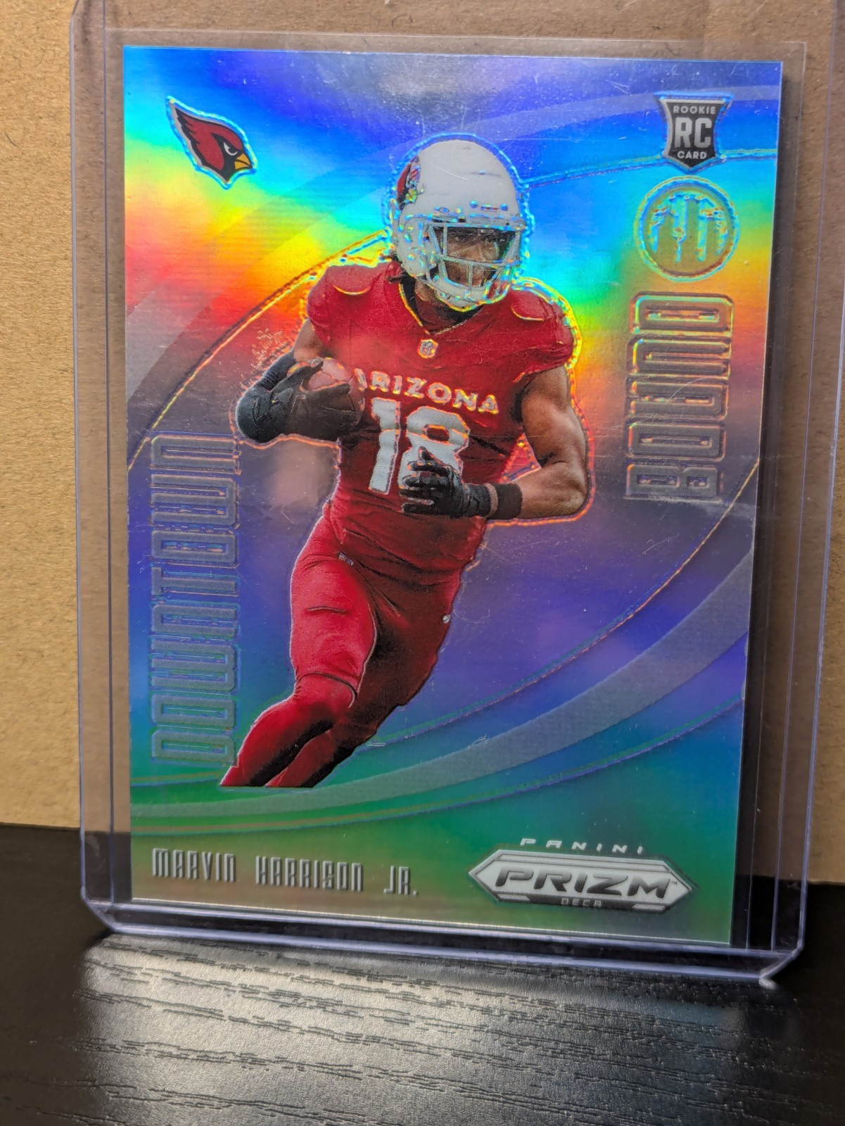 2024 Panini Prizm Deca Marvin Harrison Jr. Downtown Bound Silver RC