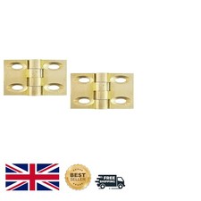 Robuste 25 mm massive Messing Stoßscharniere - vielseitig 2er Pack für Türen und Tore