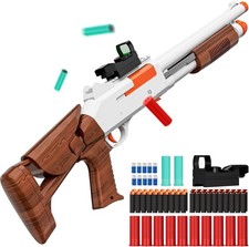 Toy Gun Models Foam Blasters 33-Inch Soft Bullet Shotgun,Empty Shell Ejecting