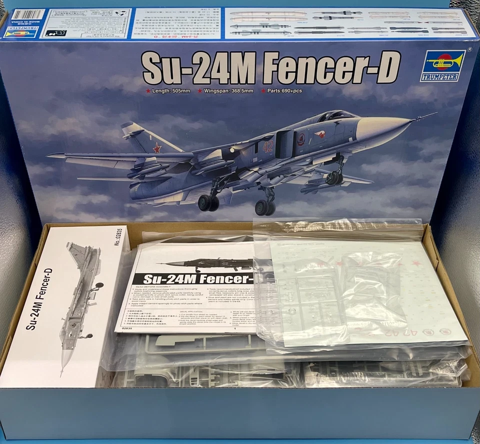 Trompetista 02835 1/48 Su-24M Fencer-D Kit Completo Nuevo Foto 2 de 2