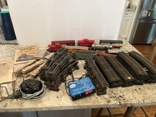 Vintage American Flyer Cars Transformer Caboose Track S Gauge Lot