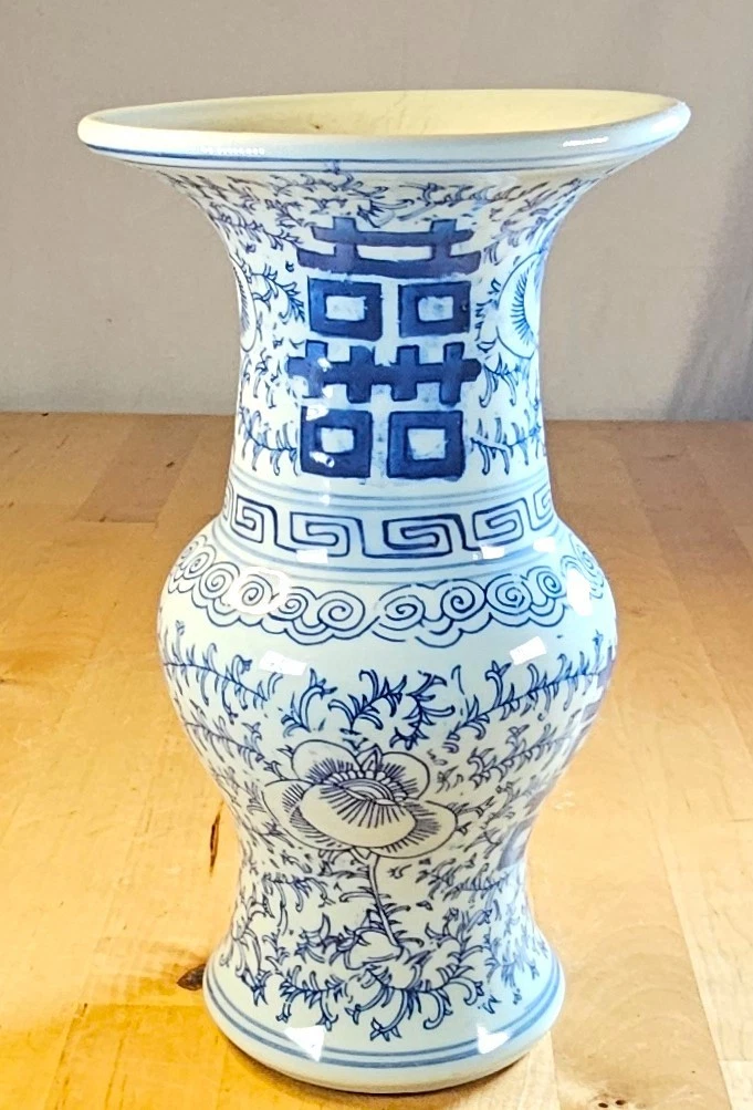 陶瓷蓝色1850-1899 中国古董花瓶| eBay