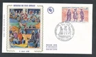 D440850 France Silk Cachet FDC Opening of the States General