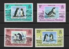 TERRITOIRE ANTARCTIQUE BRITANNIQUE  1979  YT  78 /81   N*  PINGOUINS  VOIR SCANS
