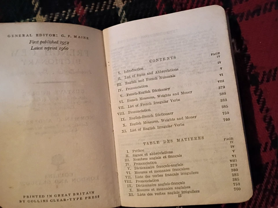 lot of 9 language books french, spanish, swedish, english, german, danish 60-70s - Image 3 of 4