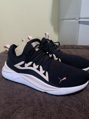Puma Pacer Future Allure Womens size 9 black/pink/white tennis shoes