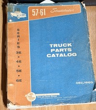 Original 1957-1961 Studebaker Pickup Truck Parts Catalog Oem